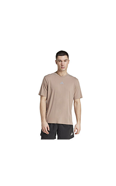 adidas D4T Int. Tee Erkek Antrenman Tişörtü JW2557 Krem