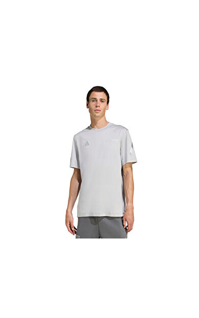 adidas Mer Sıl Tee M Erkek Günlük Tişört JW3481 Gri