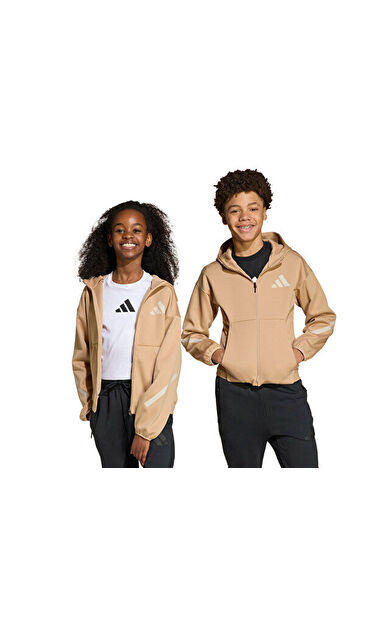 adidas J Z.N.E.Fz Çocuk Günlük Ceket JW4004 Krem
