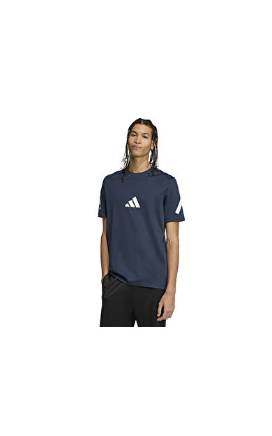 adidas M Z.N.E. Tee Erkek Günlük Tişört JW4735 Lacivert