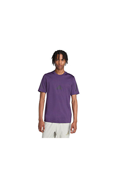 adidas M Z.N.E. Tee Erkek Günlük Tişört JW4739 Mor
