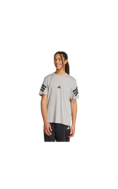 adidas M Fı 3S Reg T Erkek Günlük Tişört JW4785 Gri