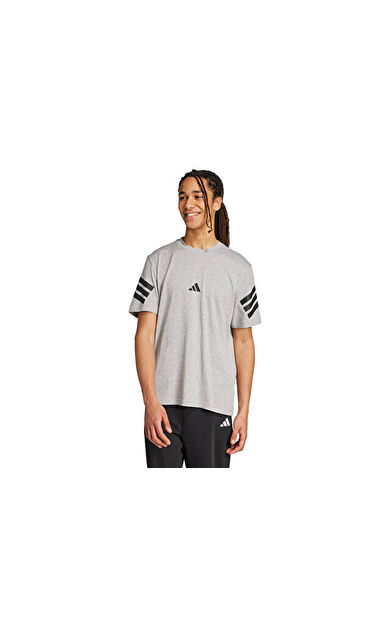 adidas M Fı 3S Reg T Erkek Günlük Tişört JW4785 Gri
