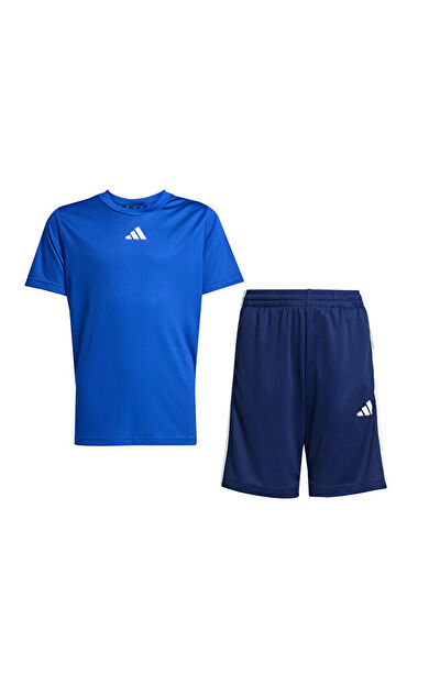 Adidas J TR-ES 3S SET Çocuk Günlük Eşofman Takımı JW4956 Mavi