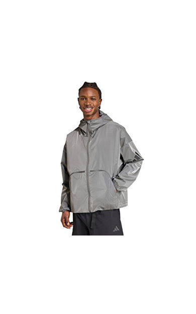 adidas M Ct Holiday Wb Erkek Günlük Rüzgarlık JW6685 Gri