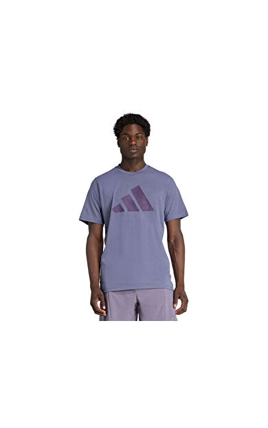 adidas Tr-Es Fr Logo T Erkek Antrenman Tişörtü JW7402 Mor