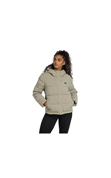 adidas W Helionic Hd J Kadın Outdoor Ceket JX3027 Gri
