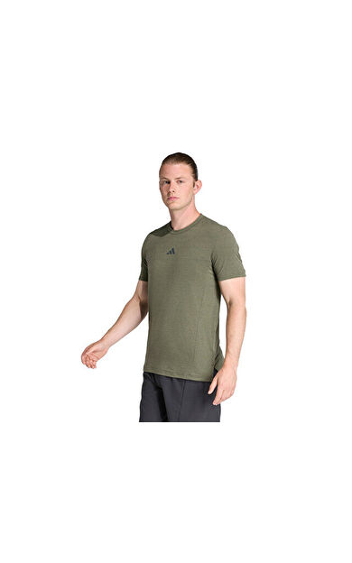 adidas D4T Tee Erkek Antrenman Tişörtü JX3288 Haki