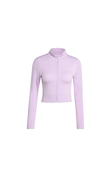 adidas We Knit Jkt Kadın Günlük Ceket JX3916 Mor