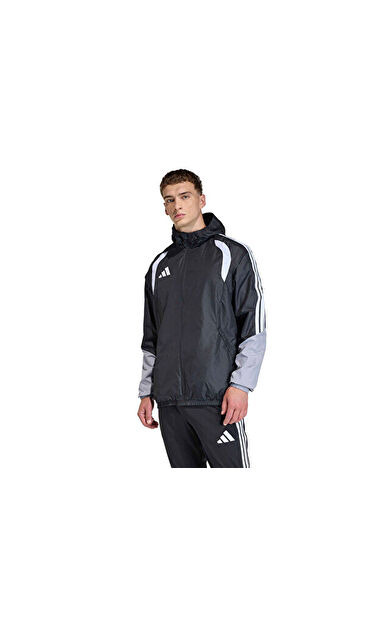 Adidas Tiro26C Aw Jkt Erkek Futbol Antrenman Yağmurluk JX4247 Siyah