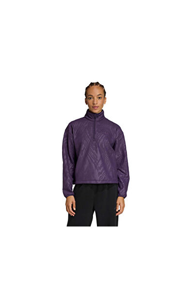 adidas Aop Polarfleece Kadın Günlük Ceket JX7402 Mor