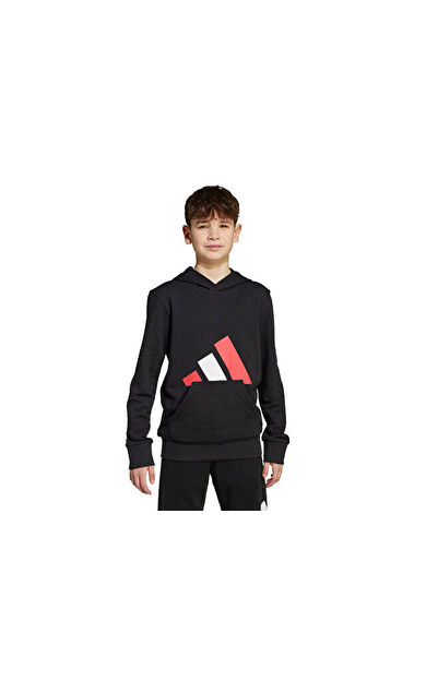 adidas J Bl Ft Hd 280 Çocuk Günlük Sweatshirt JY0301 Siyah