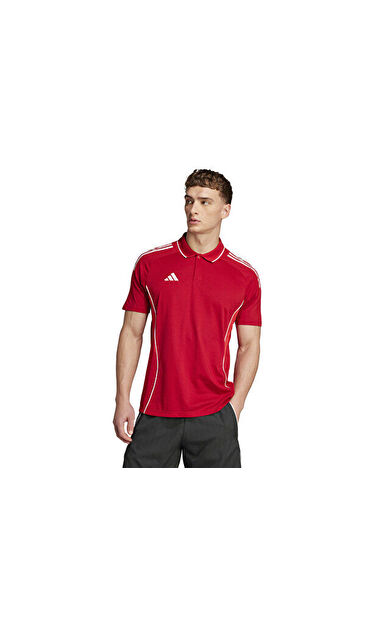 adidas Tiro25C Erkek Futbol Polo Yaka Tişört JY1805 Kırmızı
