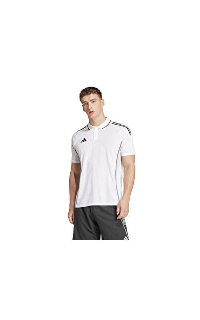 adidas Tiro25C Erkek Futbol Polo Yaka Tişört JY1807 Beyaz
