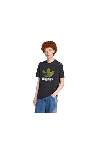 adidas Grfx Tee Erkek Günlük Tişört JY2761 Siyah