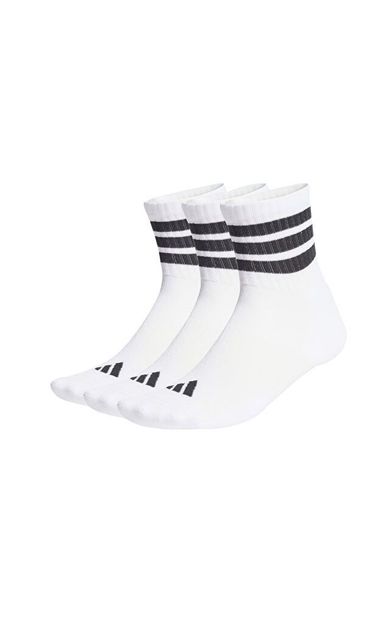 Adidas 3S Ess C Mid 3P Çorap (3 Çift) JZ0529 Beyaz