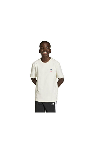 Adidas J Marvel Sm Gfx T Çocuk Günlük Tişört JZ3555 Beyaz