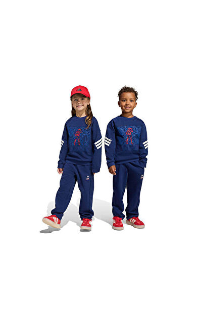 Adidas Lk Marvel Sm Jog Çocuk Günlük Eşofman Takımı JZ3569 Lacivert