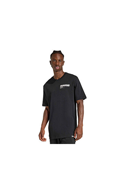 Adidas M Mts Burn T Erkek Günlük Tişört JZ5053 Siyah