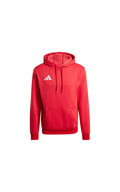 Adidas Ent26 Hoody Erkek Futbol Sweatshirts JZ6576 Kırmızı