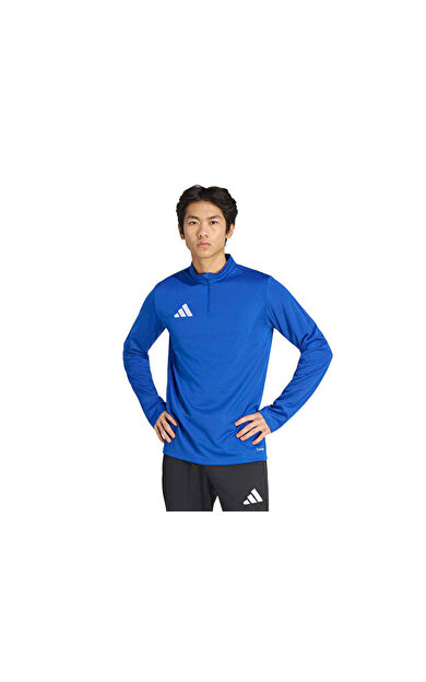 Adidas Ent26 Tr Top Erkek Futbol Uzun Kollu Antrenman Tişörtü JZ6655 Mavi