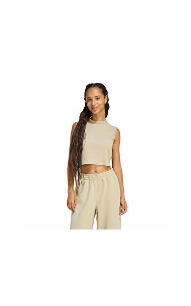 Adidas W All Szn Rb Tk Kadın Günlük Crop Üst JZ6869 Haki