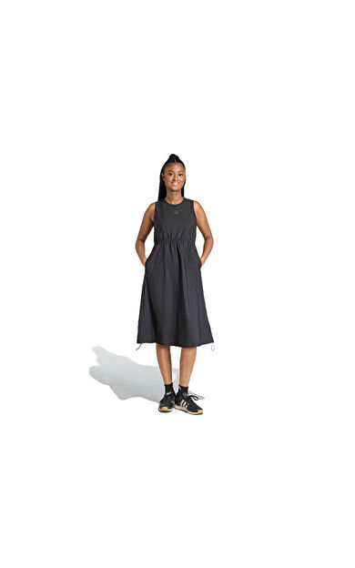 Adidas W Q2 Ct Dress Kadın Günlük Elbise JZ6953 Siyah