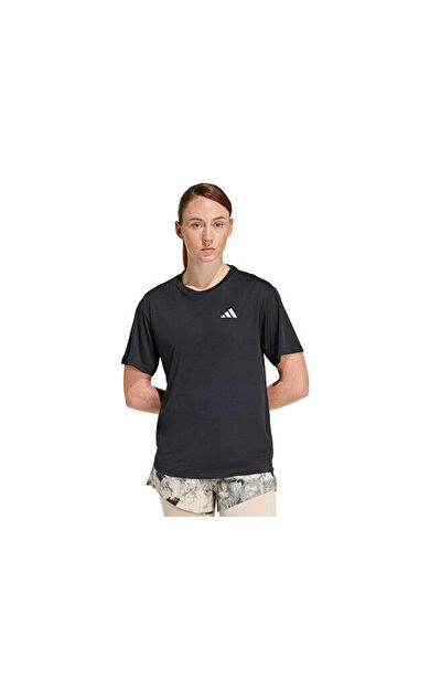 Adidas Run Ess Tee W Kadın Koşu Tişörtü JZ7808 Siyah