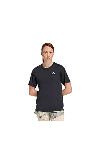 Adidas Run Ess Tee W Kadın Koşu Tişörtü JZ7808 Siyah