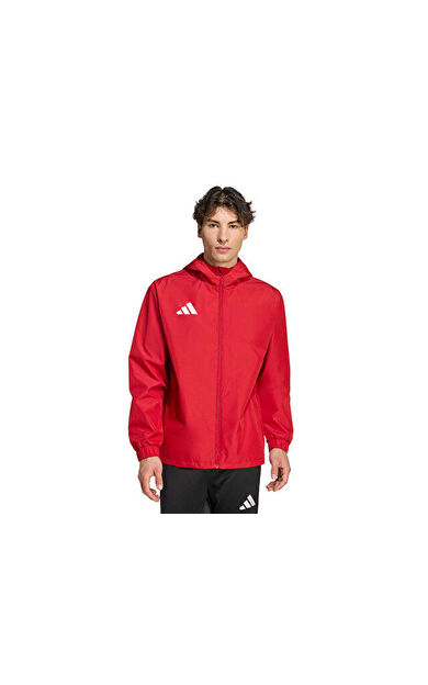 Adidas Ent26 Aw Jkt Erkek Futbol Antrenman Yağmurluk JZ9100 Kırmızı
