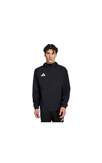 Adidas Ent26 Aw Jkt Erkek Futbol Antrenman Yağmurluk JZ9101 Siyah