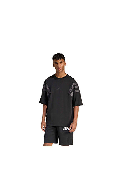 Adidas M Fi Wv 3S Bw T Erkek Günlük Tişört JZ9289 Siyah