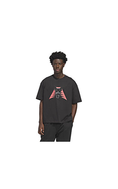 Adidas Anted Dawg Tee Erkek Basketbol Tişörtü JZ9447 Siyah