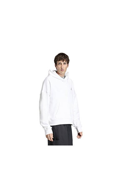 Adidas Adi365 C Hood U Erkek Koşu Sweatshirts KA0331 Beyaz