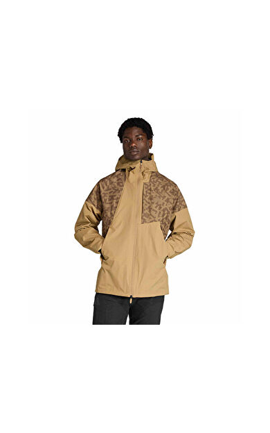Adidas Terrex Xpr Hyb Pk J Erkek Outdoor Ceketi KA2478 Kahverengi