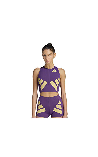 Adidas Rtr Crp Tnk W Kadın Koşu Crop Üst KA6124 Mor