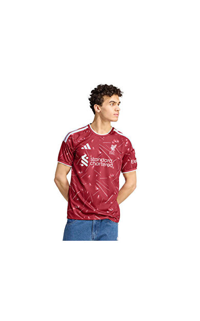 Adidas Liverpool FC 26/27 İç Saha Forması Erkek Futbol Forması KA6852 Kırmızı
