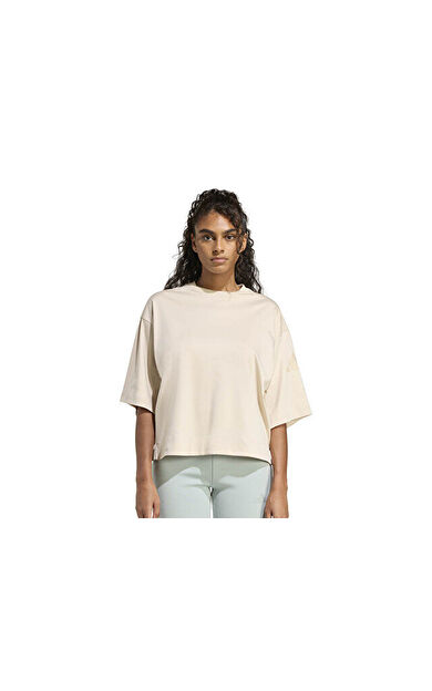 Adidas W All Szn Sl T Kadın Günlük Tişört KA7010 Krem