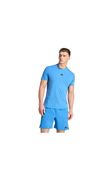 Adidas D4T Tee Erkek Antrenman Tişörtü KA7295 Mavi