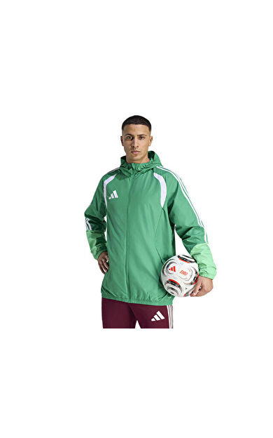 Adidas Tiro26C Aw Jkt Erkek Futbol Antrenman Yağmurluk KB0136 Yeşil