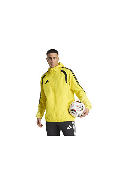 Adidas Tiro26C Aw Jkt Erkek Futbol Antrenman Yağmurluk KB0139 Sarı