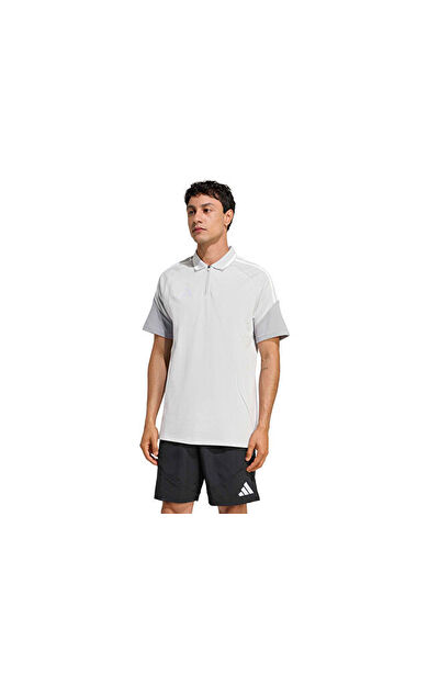 Adidas Tiro 26 Competition Erkek Futbol Kamp Polo Tişört KB0163 Gri