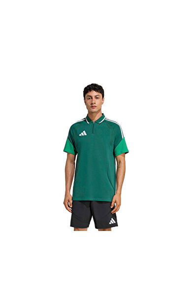 Adidas Tiro 26 Competition Polo Erkek Futbol Kamp Polo Tişört KB0167 Yeşil