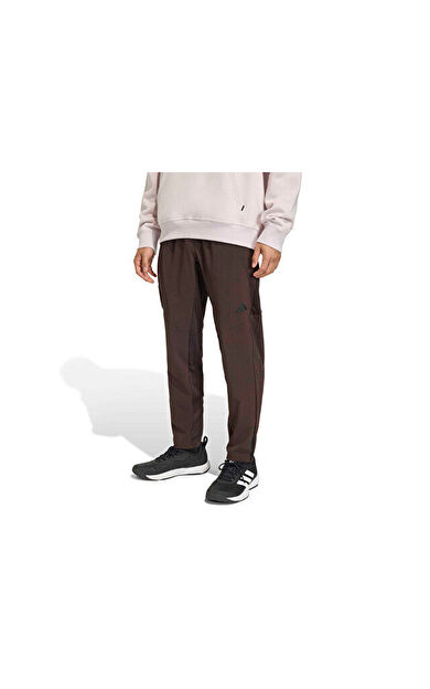 Adidas D4T Hybrid Pant Erkek Antrenman Eşofman Altı KB0807 Kahverengi