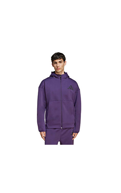 adidas M Z.N.E. Fz Erkek Günlük Ceket KB7124 Mor