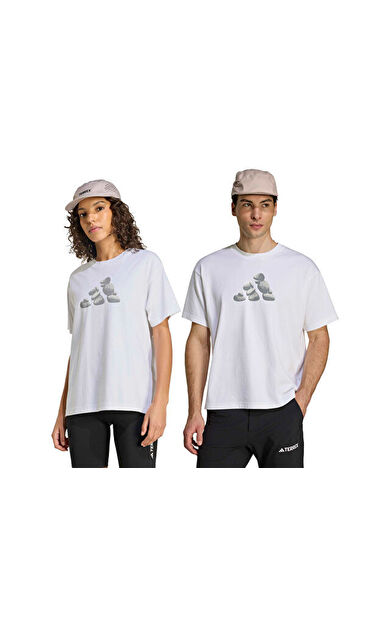 Adidas U Terrex Rocks G T Unisex Outdoor Tişörtü KB9625 Beyaz