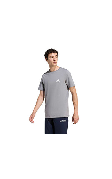 Adidas M Terrex Camp Gear G T Erkek Outdoor Tişörtü KB9636 Gri