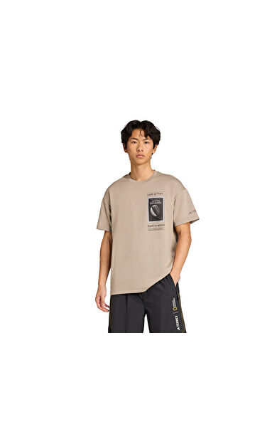 adidas Terrex National Geographic  U Ar F Gfx T Unisex Outdoor Tişörtü KC2350 Bej