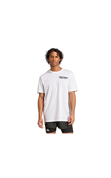 adidas M Taco G T Erkek Koşu Tişörtü KC2381 Beyaz