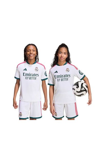 Adidas Real Madrid 26/27 İç Saha Forması Çocuk Futbol Forması KC3993 Beyaz